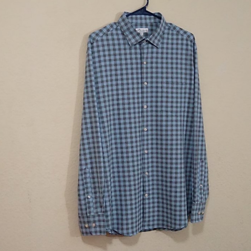 Peter Millar Button-Down -Cloud Blue - Large - image 2